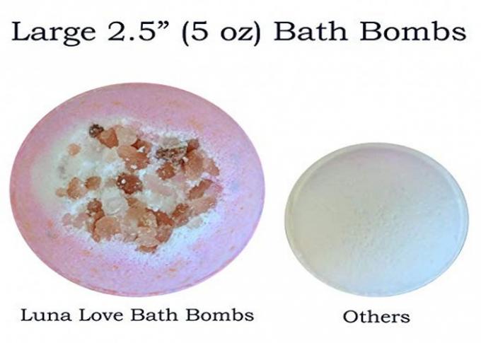 12 extra large bombes de Bath de Vegan de 5 onces pour des femmes, maman, filles, années de l'adolescence
