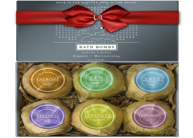 Beurre de karité naturel de Bath de boules faites main de sifflement pour hydrater la relaxation d'Aromatherapy de peau sèche