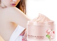 Rose Walnut Body Natural Scrub Cream Pink Color Walnut Particles Ingredients