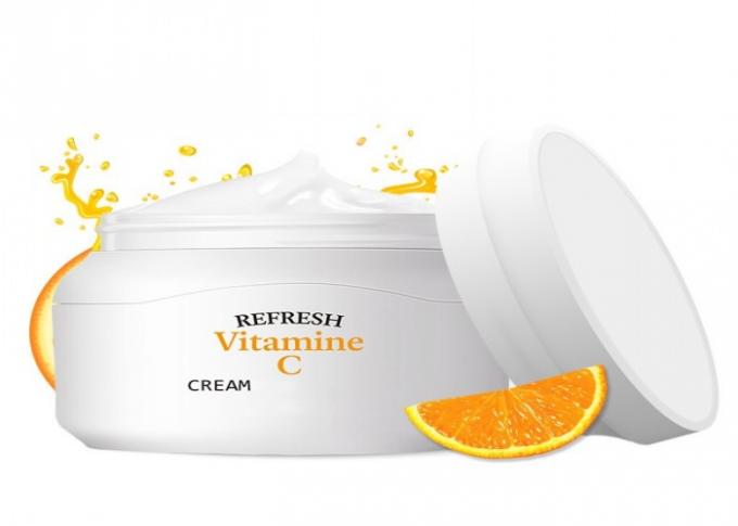 Crème de visage naturelle de vitamine C aucun produits chimiques éclairant l'anti couleur d'orange de tache