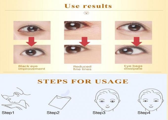 Masque noir de correction d'oeil de boue hydratant des ingrédients d'acide aminé pour les yeux gonflés