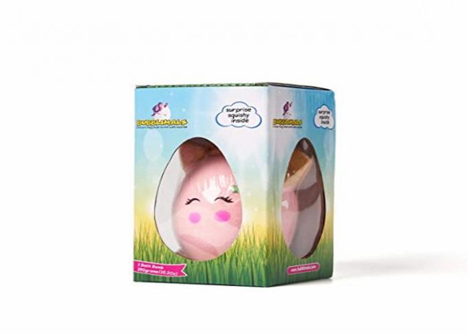 Boules de sifflement de Bath d'enfants de filles avec le jouet visqueux de licorne de surprise à l'intérieur pour l'oeuf 8.2Oz énorme de cadeau d'anniversaire