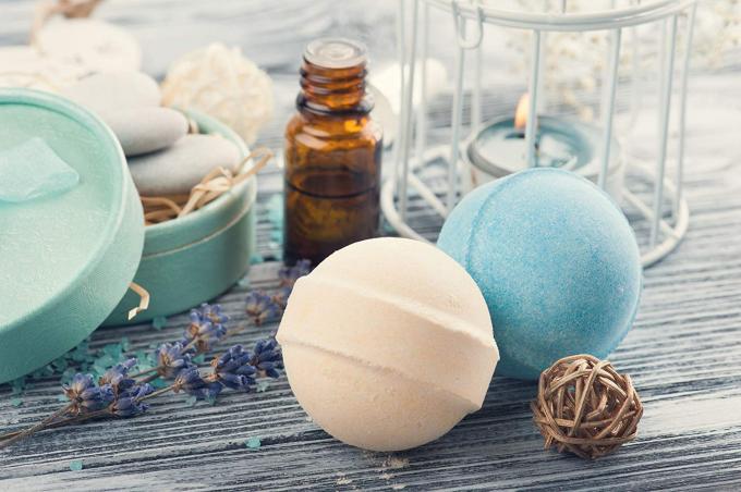 Beurre de karité naturel de Bath de boules faites main de sifflement pour hydrater la relaxation d'Aromatherapy de peau sèche